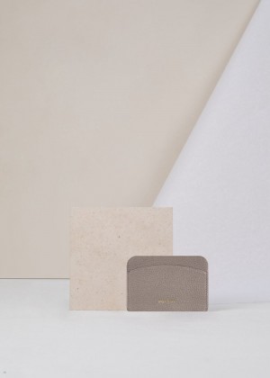 Dámské Peněženky Polene Card Holder Šedé | 702-VTQOJF