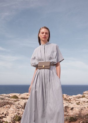 Dámské Peněženky Polene Numéro Sept Belt Šedé | 038-MOCTJI