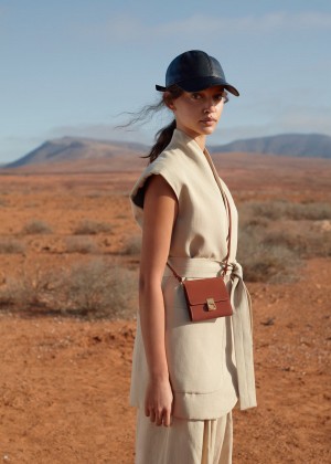 Dámské Peněženky Polene Numéro Sept Crossbody Tmavě Hnědé | 469-MBGNZU