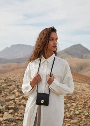 Dámské Peněženky Polene Numéro Sept Crossbody Černé | 089-AEJOWX