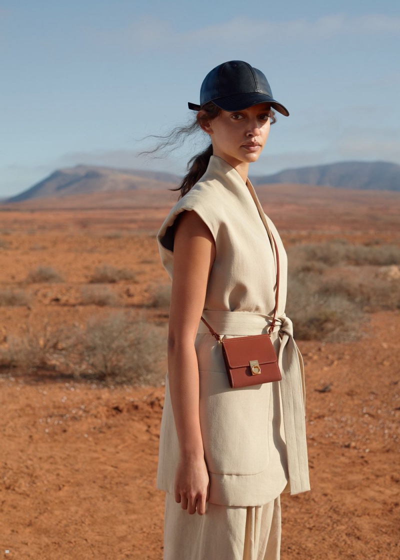 Dámské Peněženky Polene Numéro Sept Crossbody Tmavě Hnědé | 469-MBGNZU