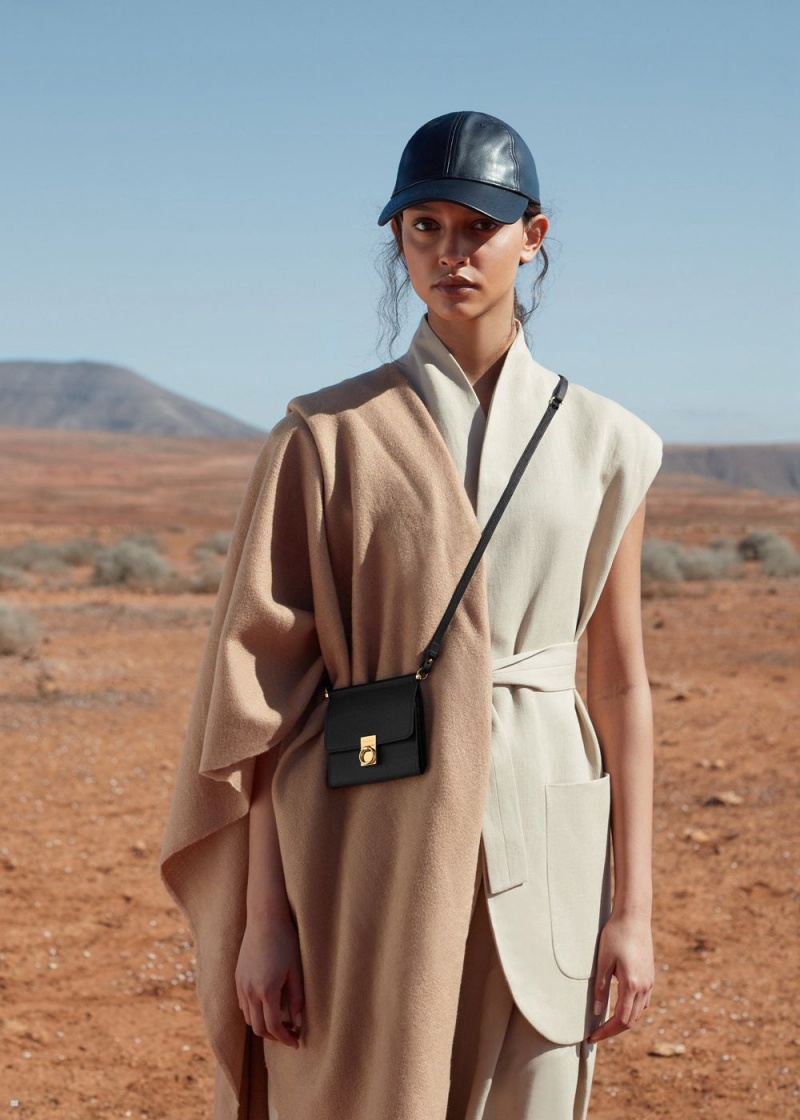 Dámské Peněženky Polene Numéro Sept Crossbody Černé | 934-PKYJSL