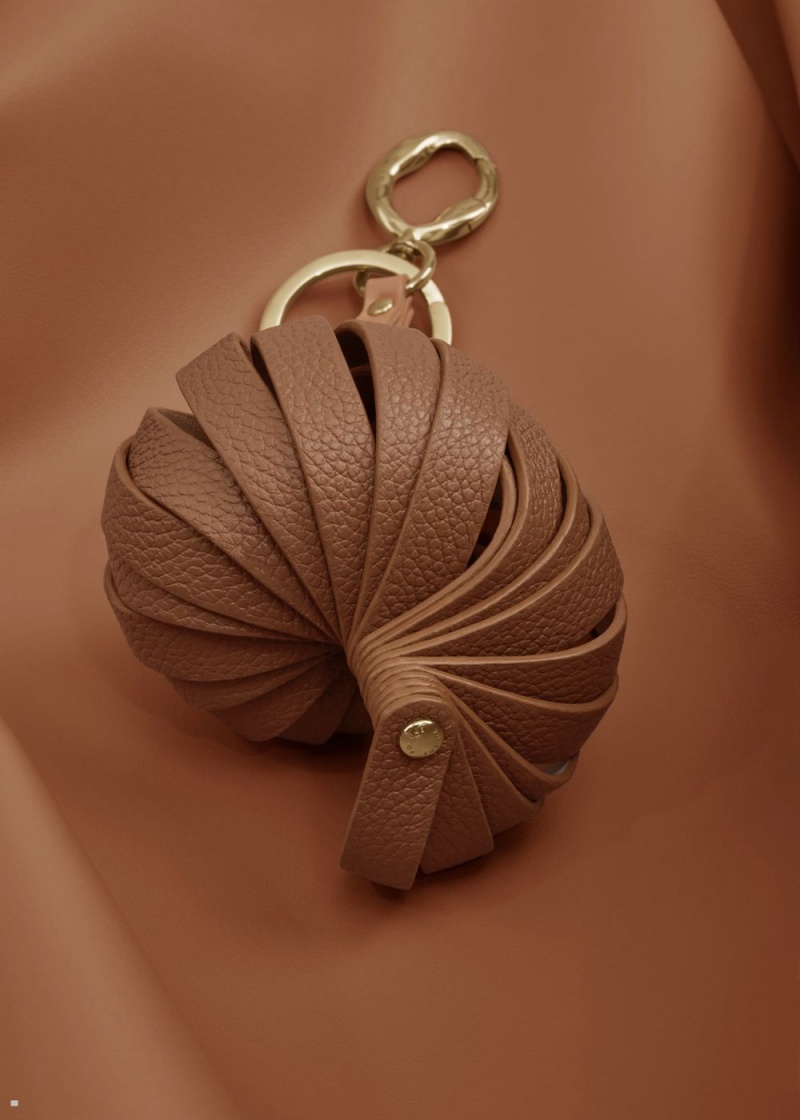 Dámské Přívěsky Polene Elis Keyring Hnědé | 672-GUISMP