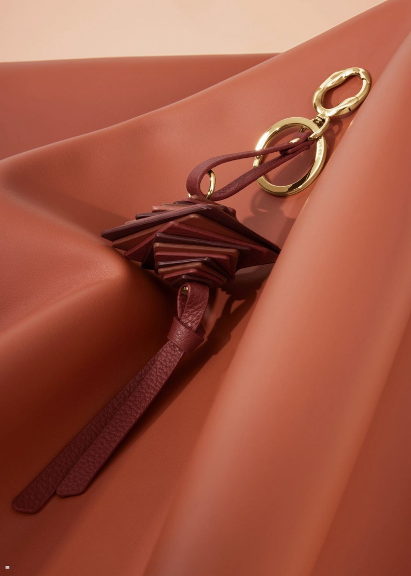 Dámské Přívěsky Polene Scala Keyring Vínové | 608-XDPJMA