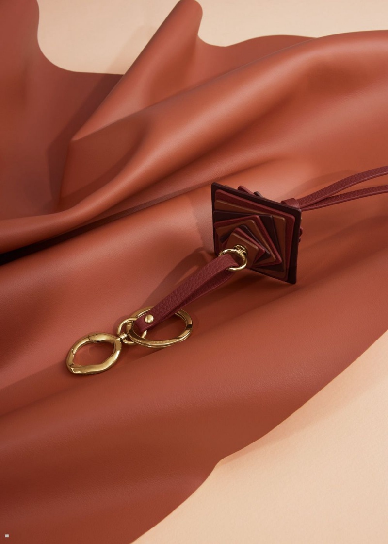 Dámské Přívěsky Polene Scala Keyring Vínové | 608-XDPJMA