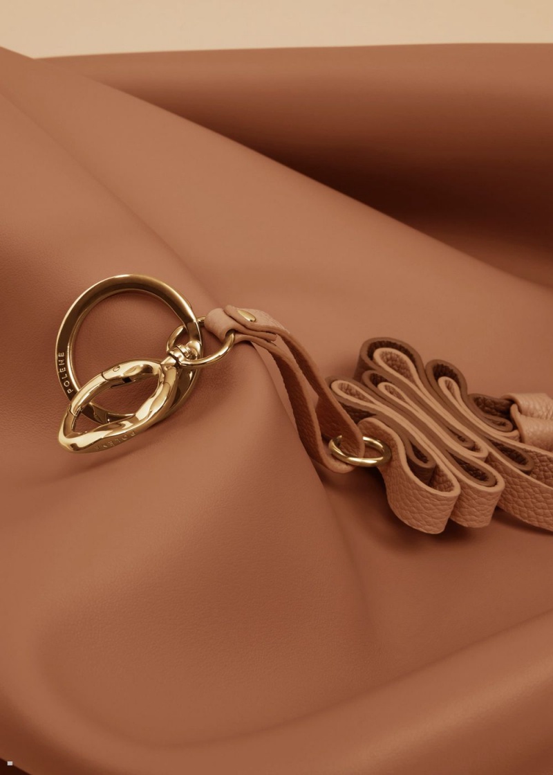 Dámské Přívěsky Polene Ziggy Keyring Hnědé | 735-JLZATW